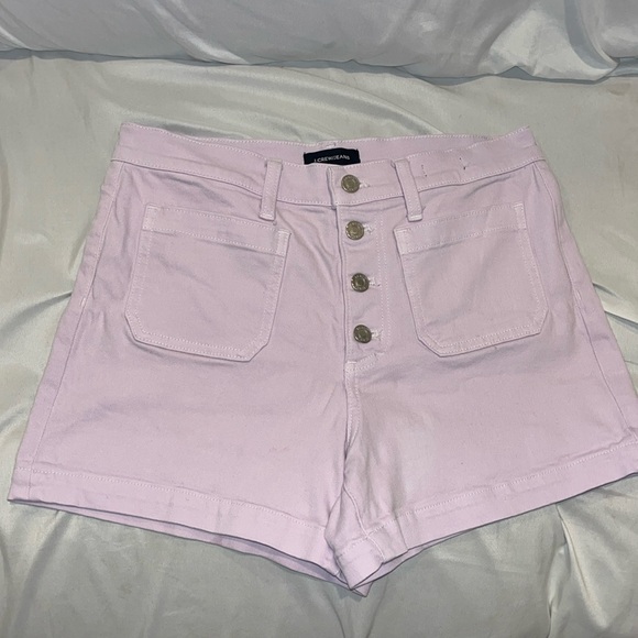 J. Crew Denim High Rise Shorts in Orchid Mist size 28 - Picture 1 of 12